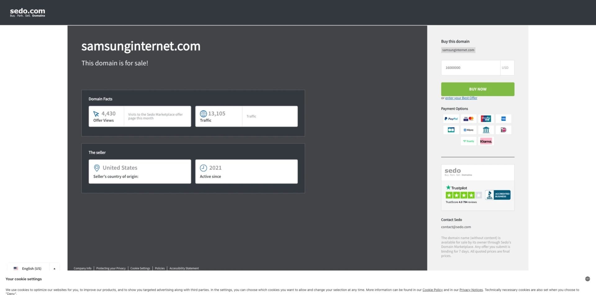 Samsung Internet Nom De Domaine