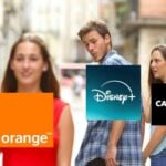 Distracted Boyfriend Orange Canal+ Disney+