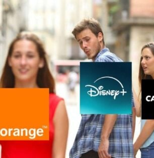 Distracted Boyfriend Orange Canal+ Disney+