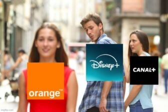 Distracted Boyfriend Orange Canal+ Disney+