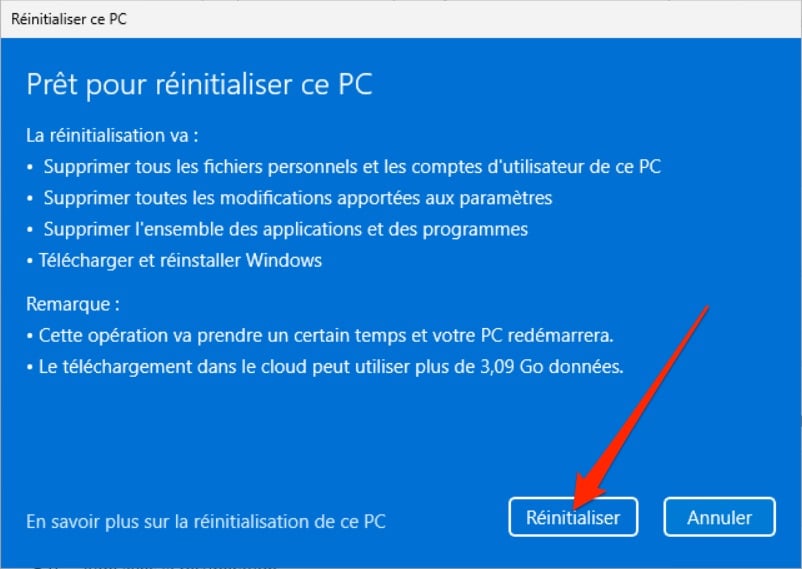 Windows 11 Réinitialiser Pc Nettoyer Disque 11