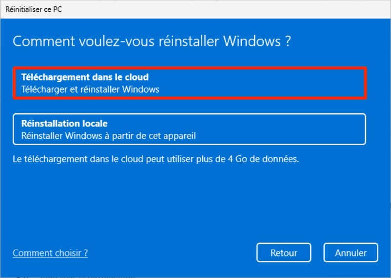 Windows 11 Réinitialiser Pc Nettoyer Disque 4