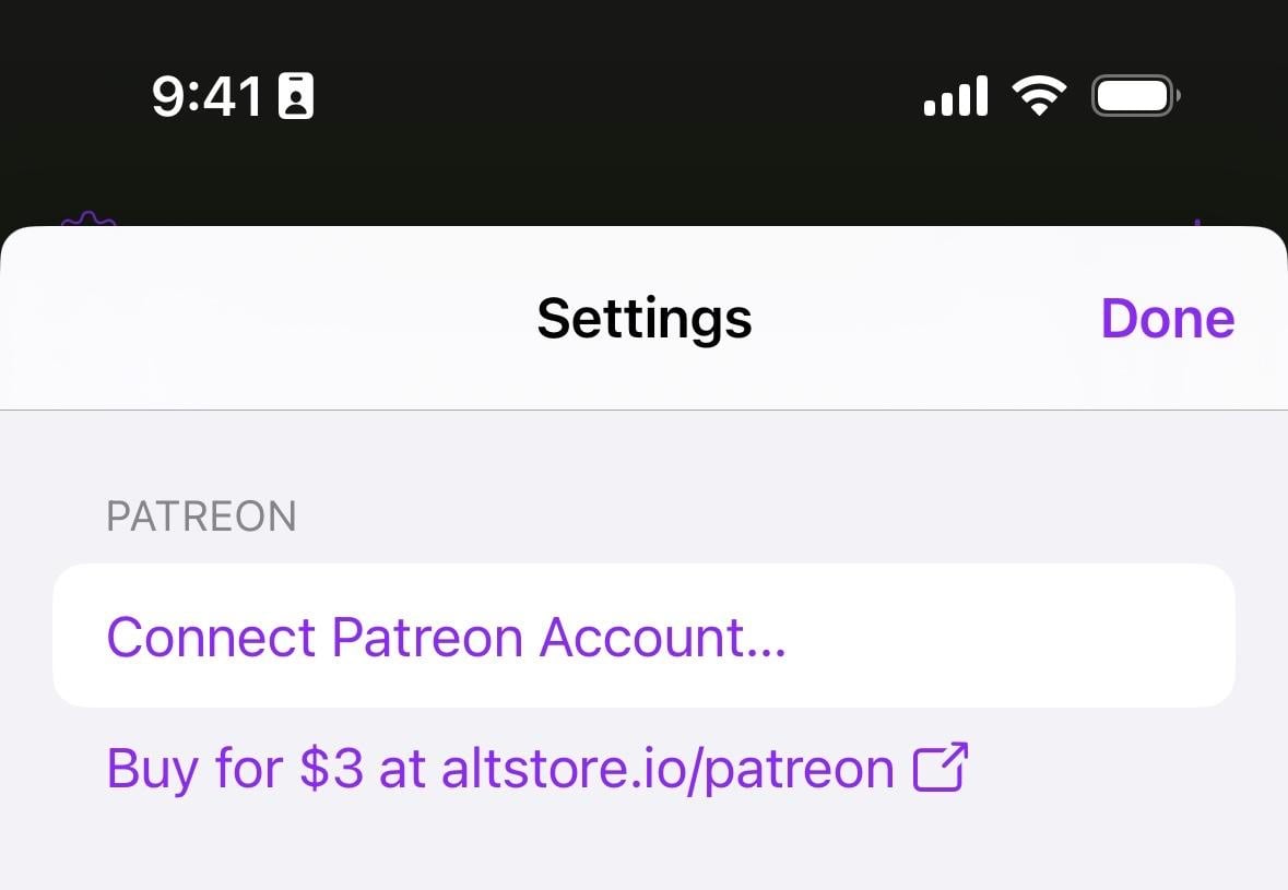 Delta App Externe Patreon