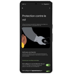 Android Google Pixel Activer Vérification D'identité