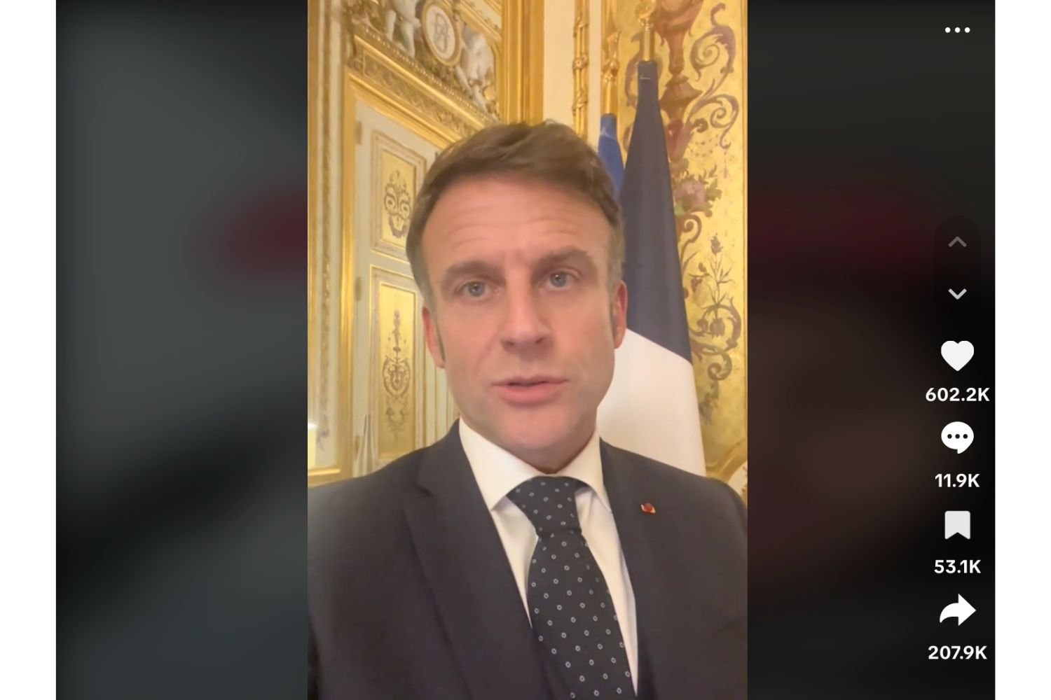 TikTok Macron péage