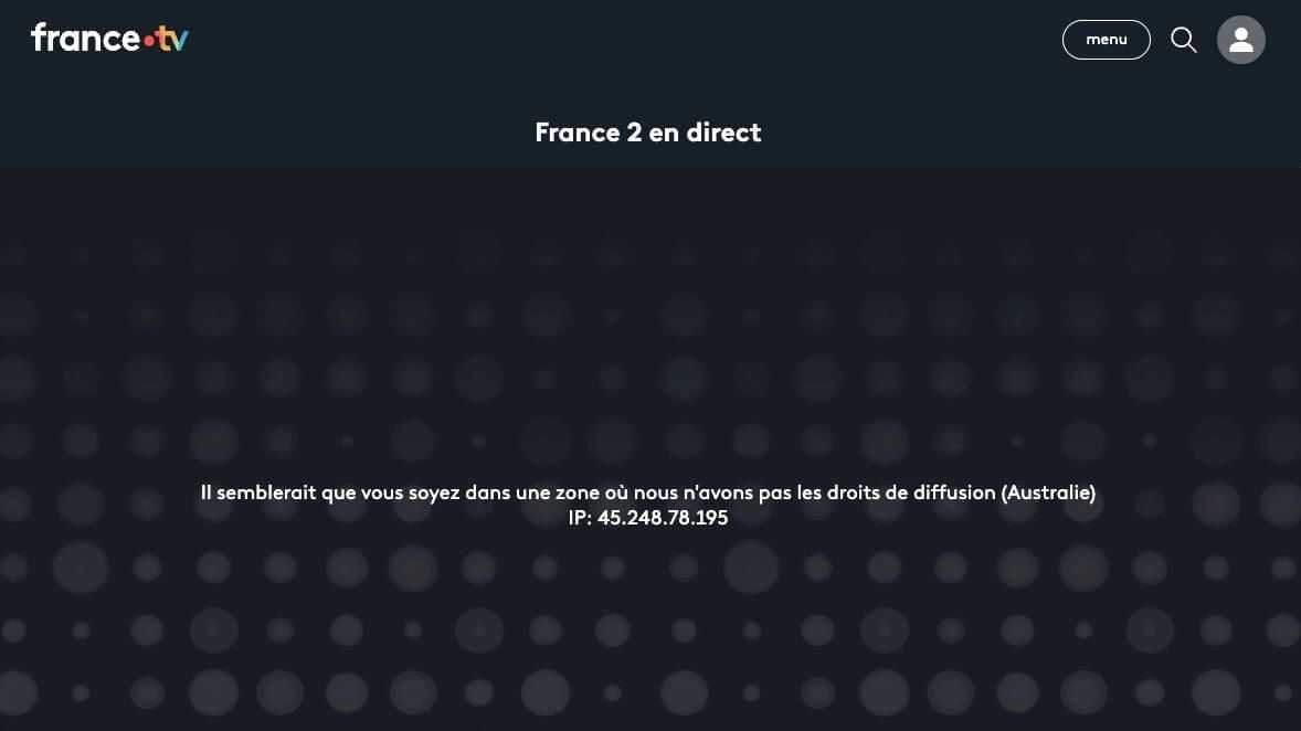 Message D'erreur France Tv Direct France 2