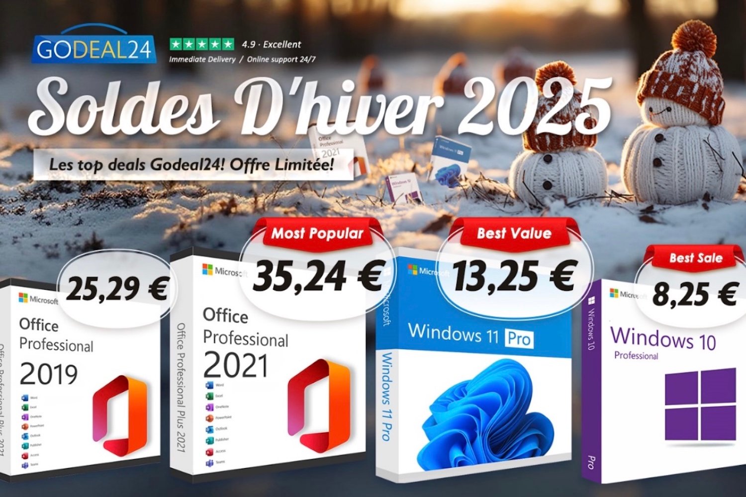 Soldes Hiver 2025 Godeal24