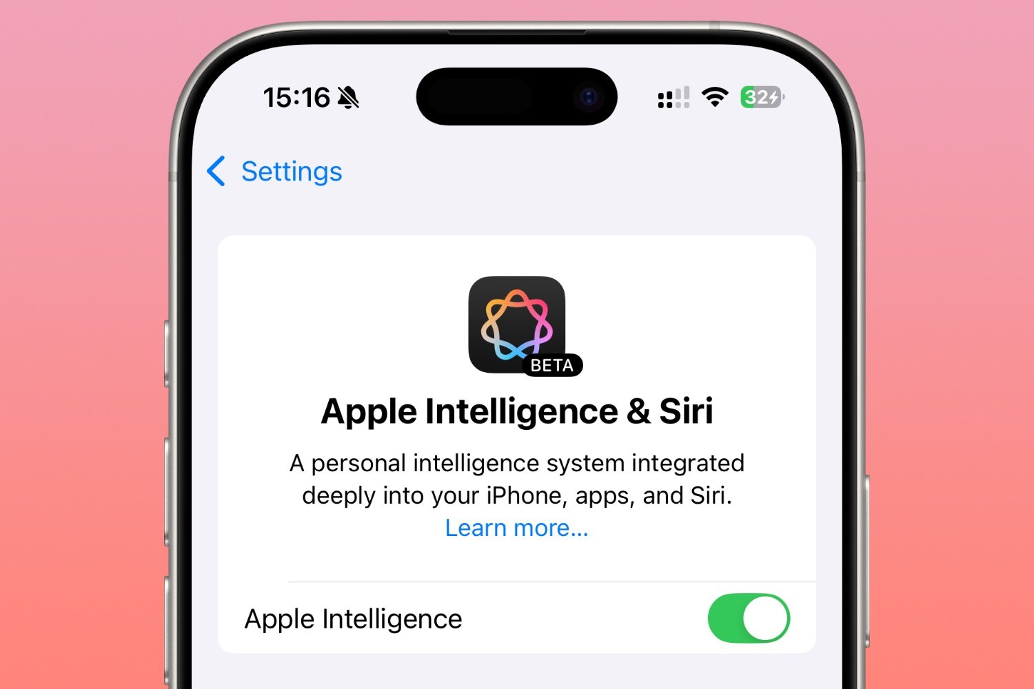 Apple Intelligence Beta