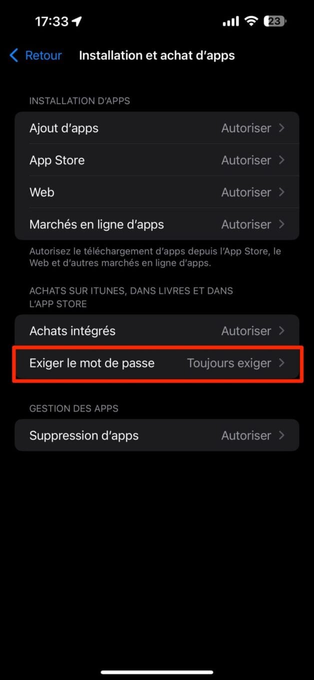 Ios Bloquer Les Achats Intégrés App Store 4 2