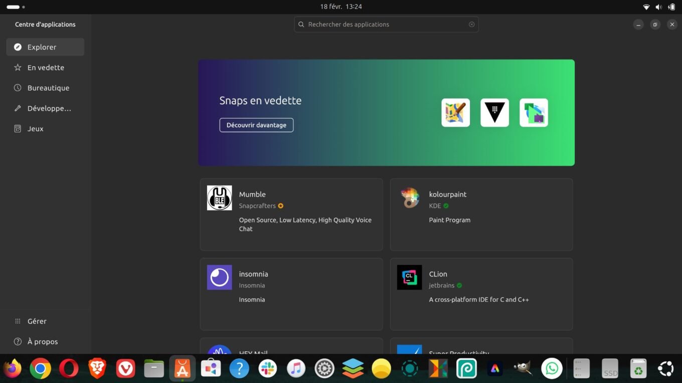 Centre D'applications Ubuntu