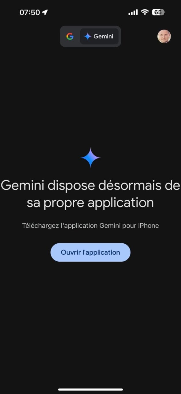 Gemini Google App Terminé