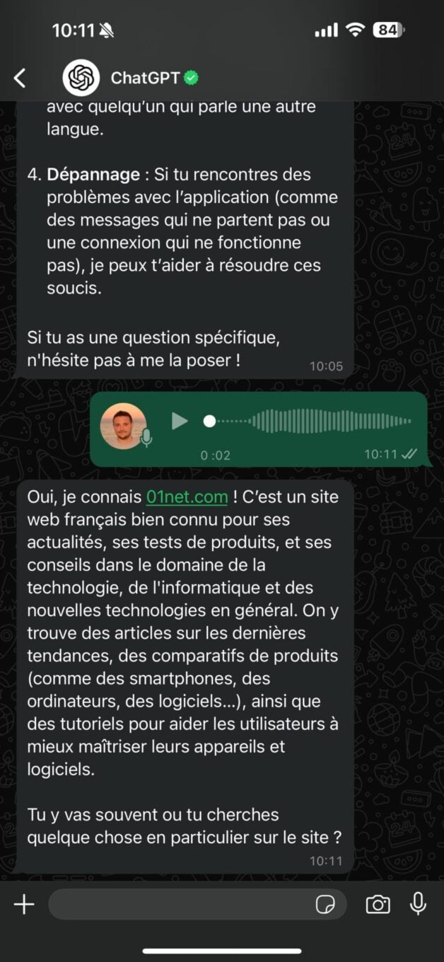 Comment Utiliser Chatgpt Dans Whatsapp 8