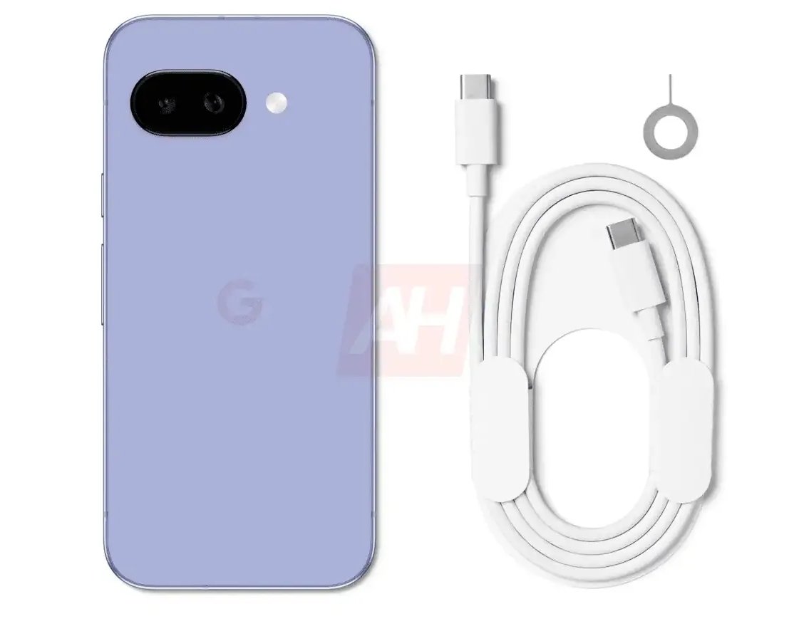 Google Pixel 9a Rendus Images Cable