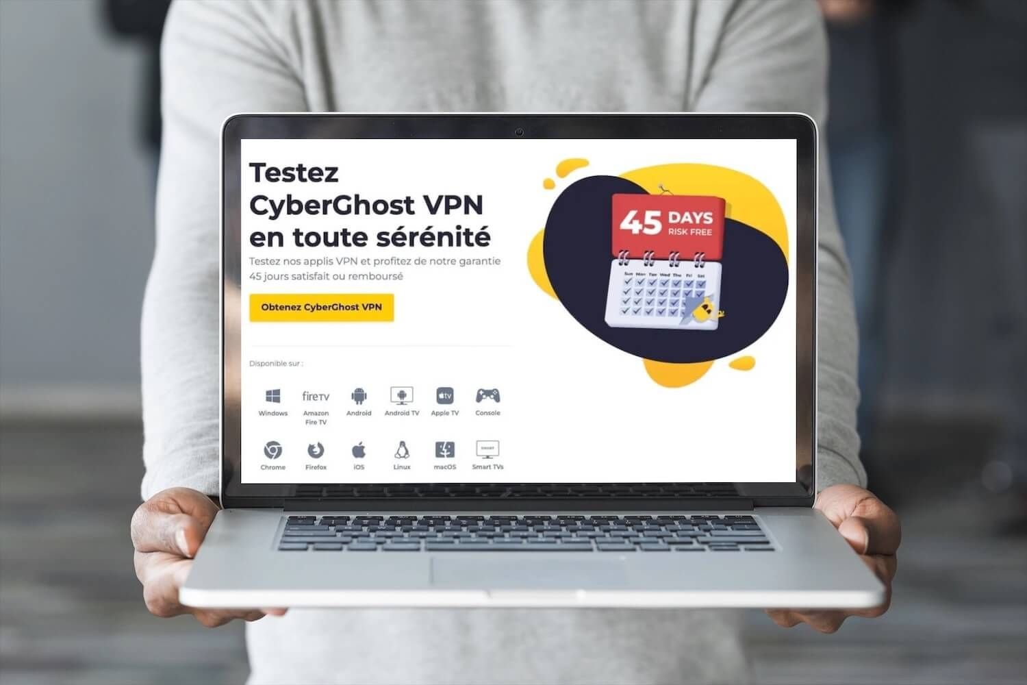 Un VPN premium à moins de 2,20 €/mois ? C’est possible grâce à cette offre extra de CyberGhost