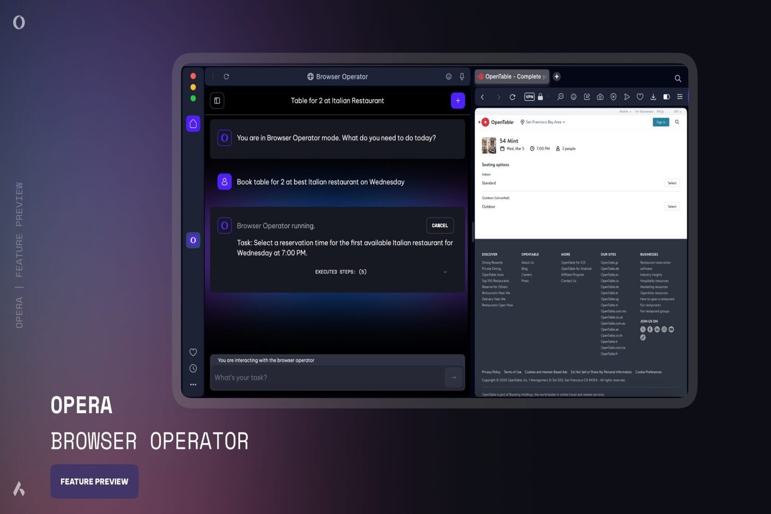 Browser Operator Opera(1)