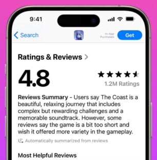 App Store Résumé Commentaires