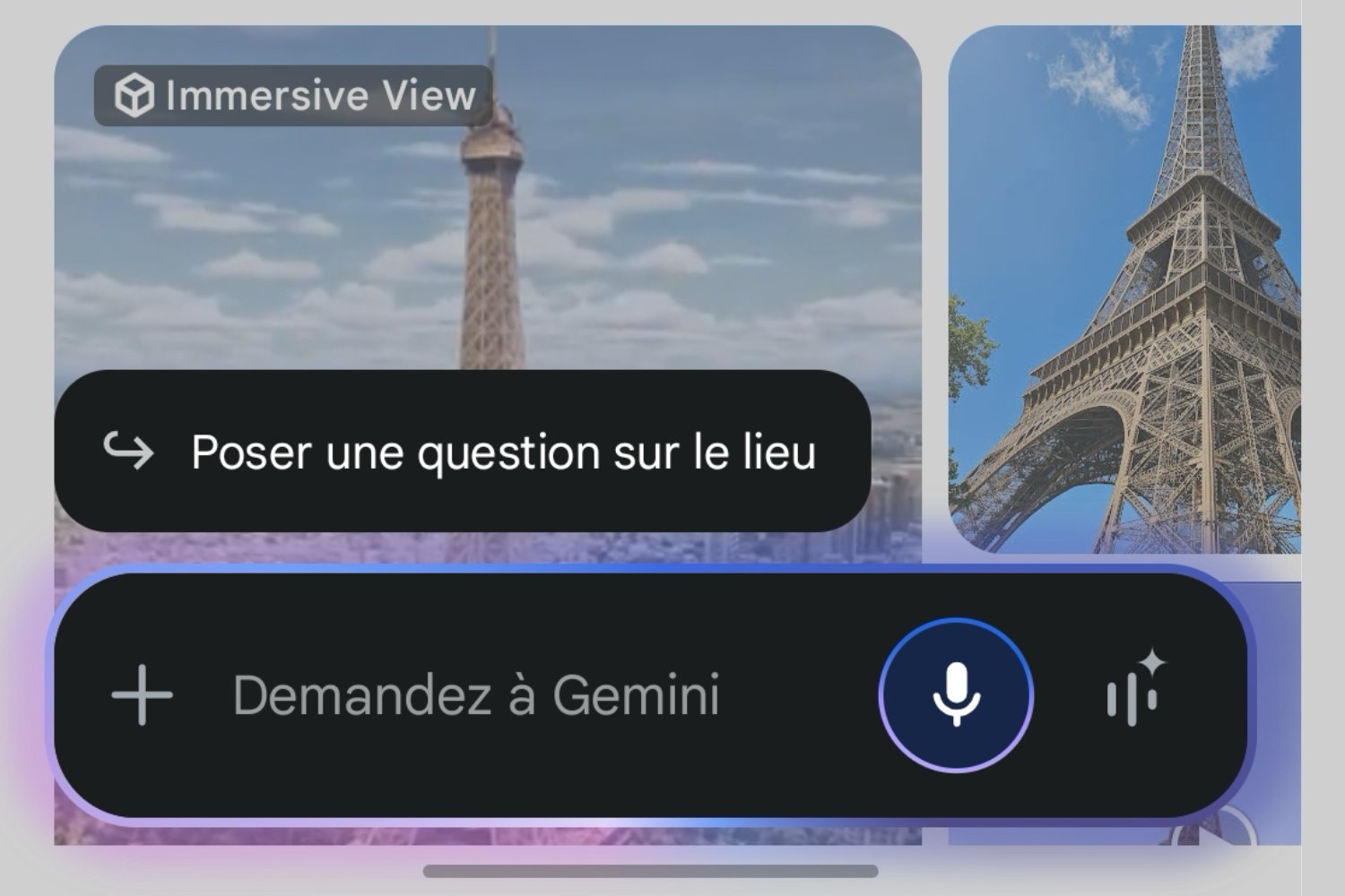 Google Maps Gemini Question Lieu