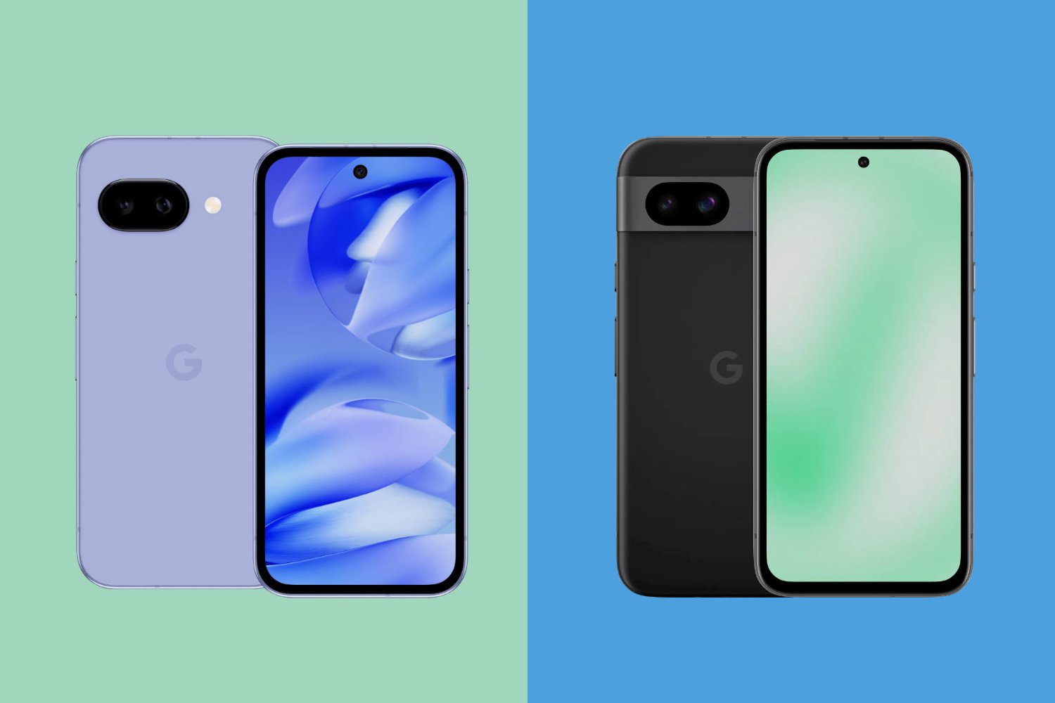 Google Pixel 9a 8a Comparatif