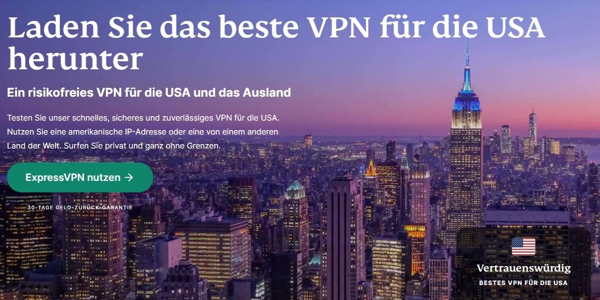 ExpressVPN US-amerikanische IP-Adresse