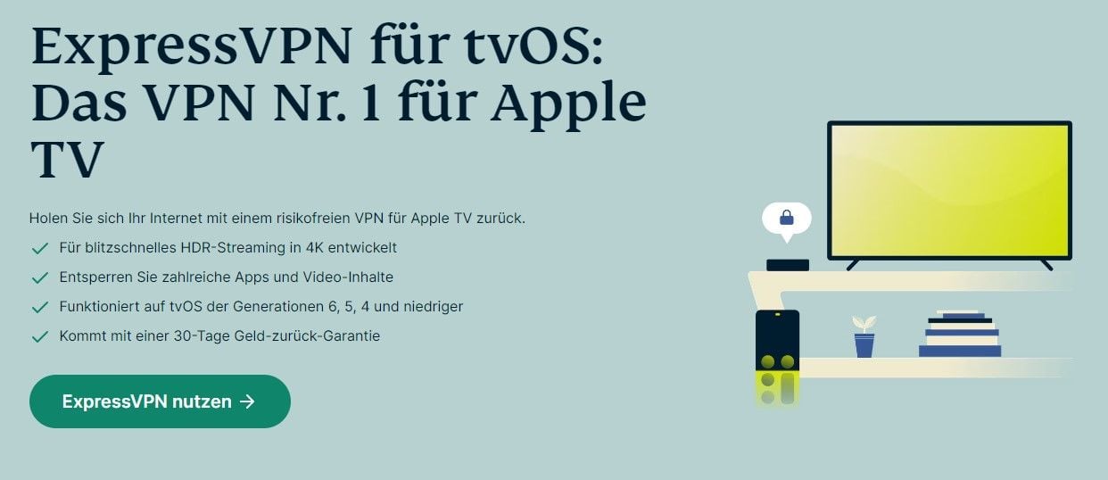 ExpressVPN bestes VPN Apple TV