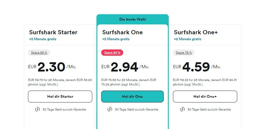 Surfshark Black Friday 2024 bestes VPN Cyber Monday Preise