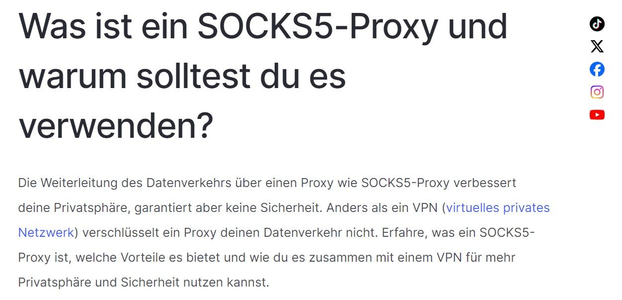 Nordvpn Socks5 Proxy Vorteile