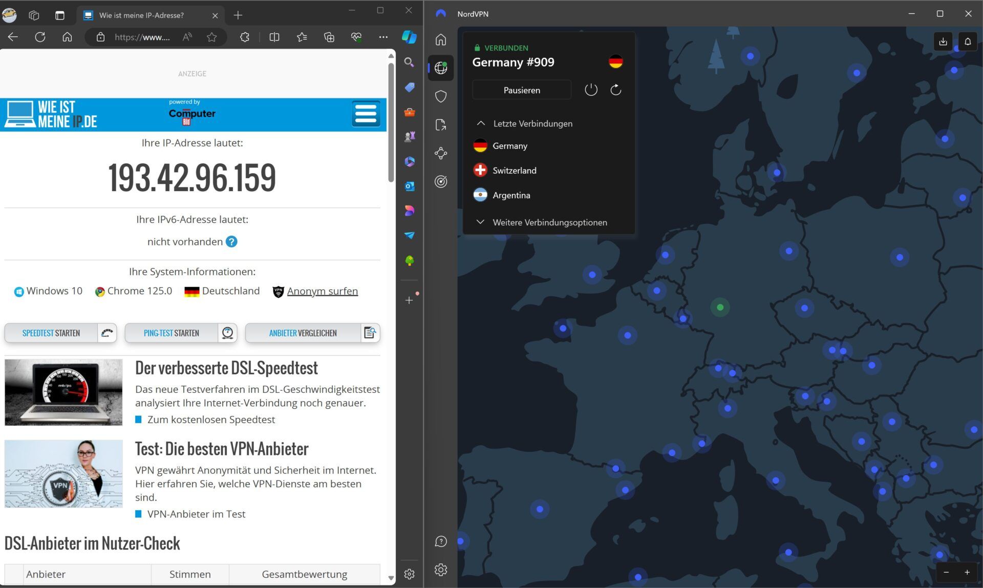 Nordvpn Ip Adresse ändern Deutschland Bestes Vpn