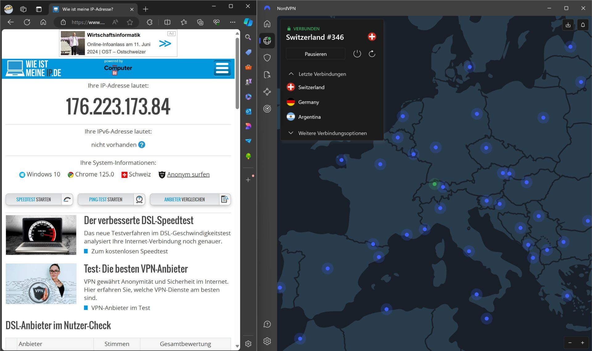 Nordvpn Ip Adresse ändern Schweiz Bestes Vpn