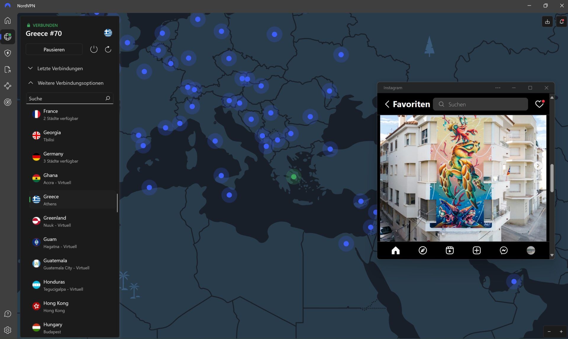 Instagram Entsperren Türkei Nordvpn Server Griechenland