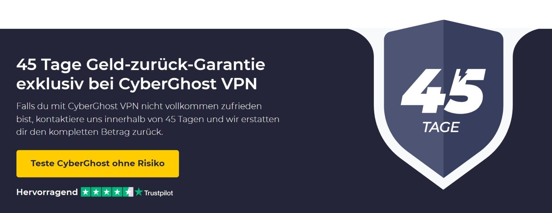 Kostenlose Testphase Gratis Cyberghost