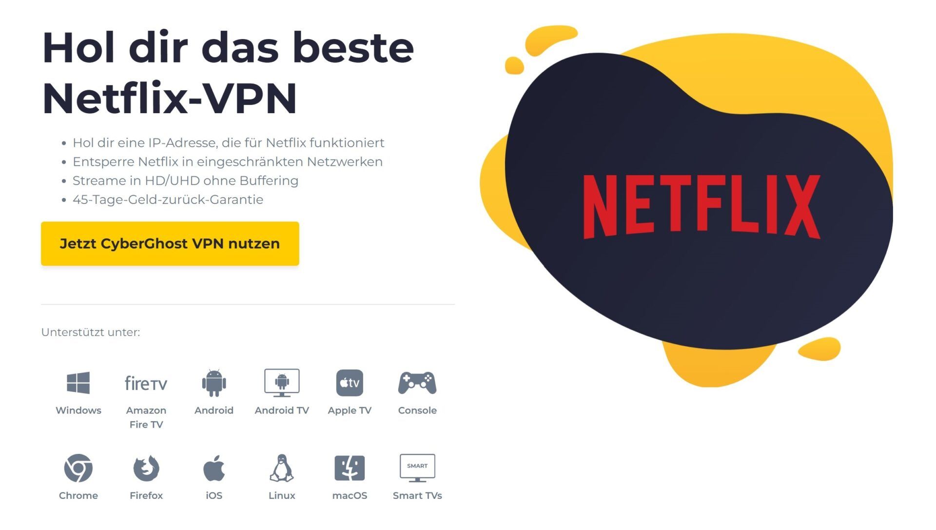 Netflix Beste Vpn Cyberghost