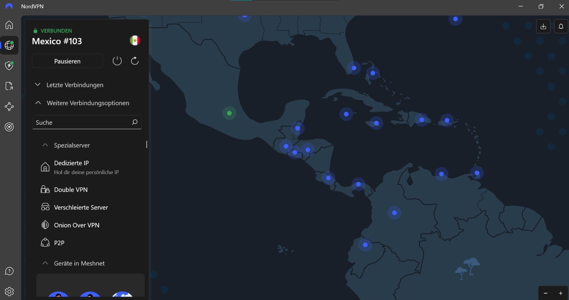 Caliente Tv Live In Deutschland Streamen Mexiko Server Nordvpn Verbindung