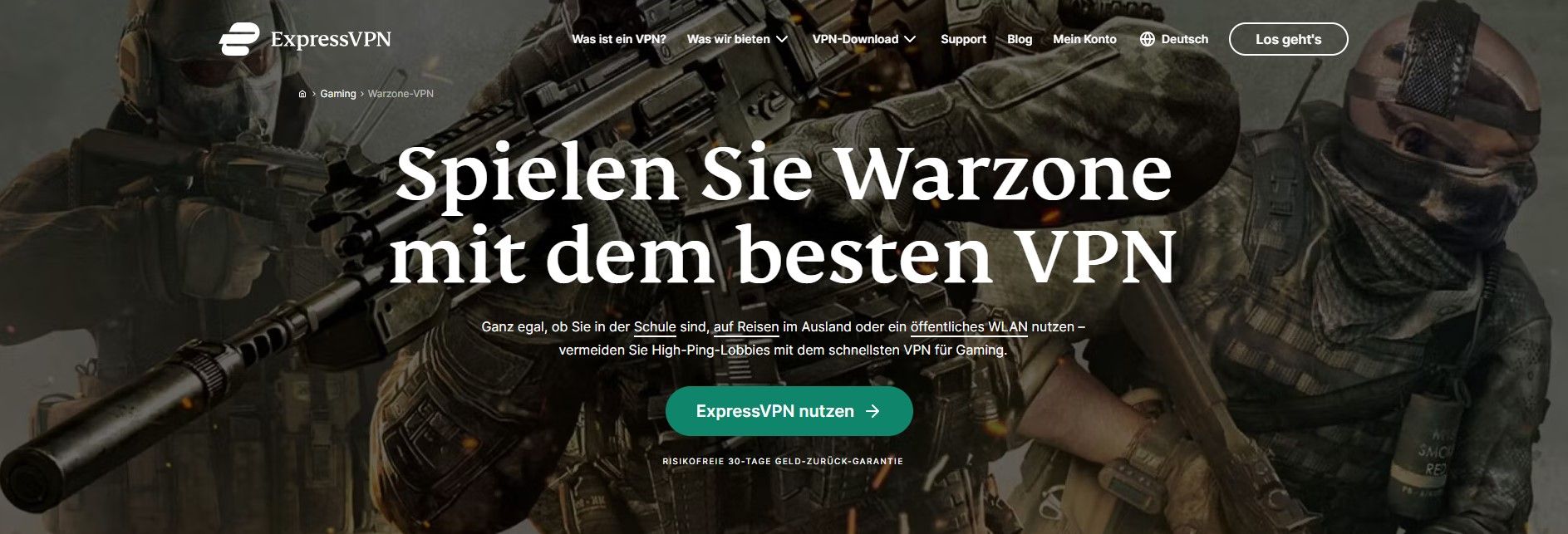 Beste Vpn Gaming Call Of Duty Warzone Expressvpn