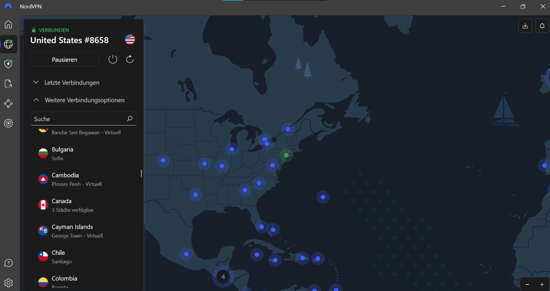 Nordvpn Playstation Land Wechseln Benutzeroberfläche Usa