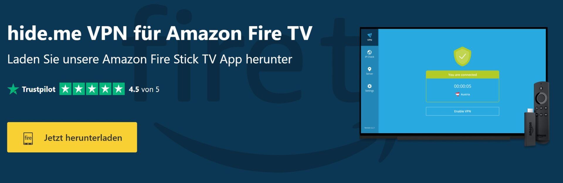 Beste Kostenlose Vpn Fire Tv Stick Hide.me