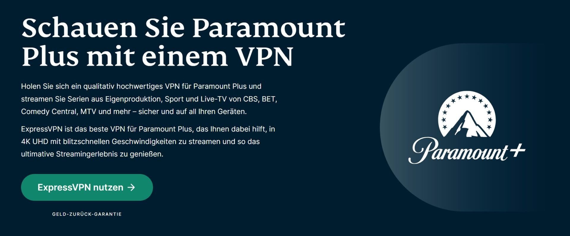 Beste Vpn Paramount + Streamen Ansehen Ausland Expressvpn