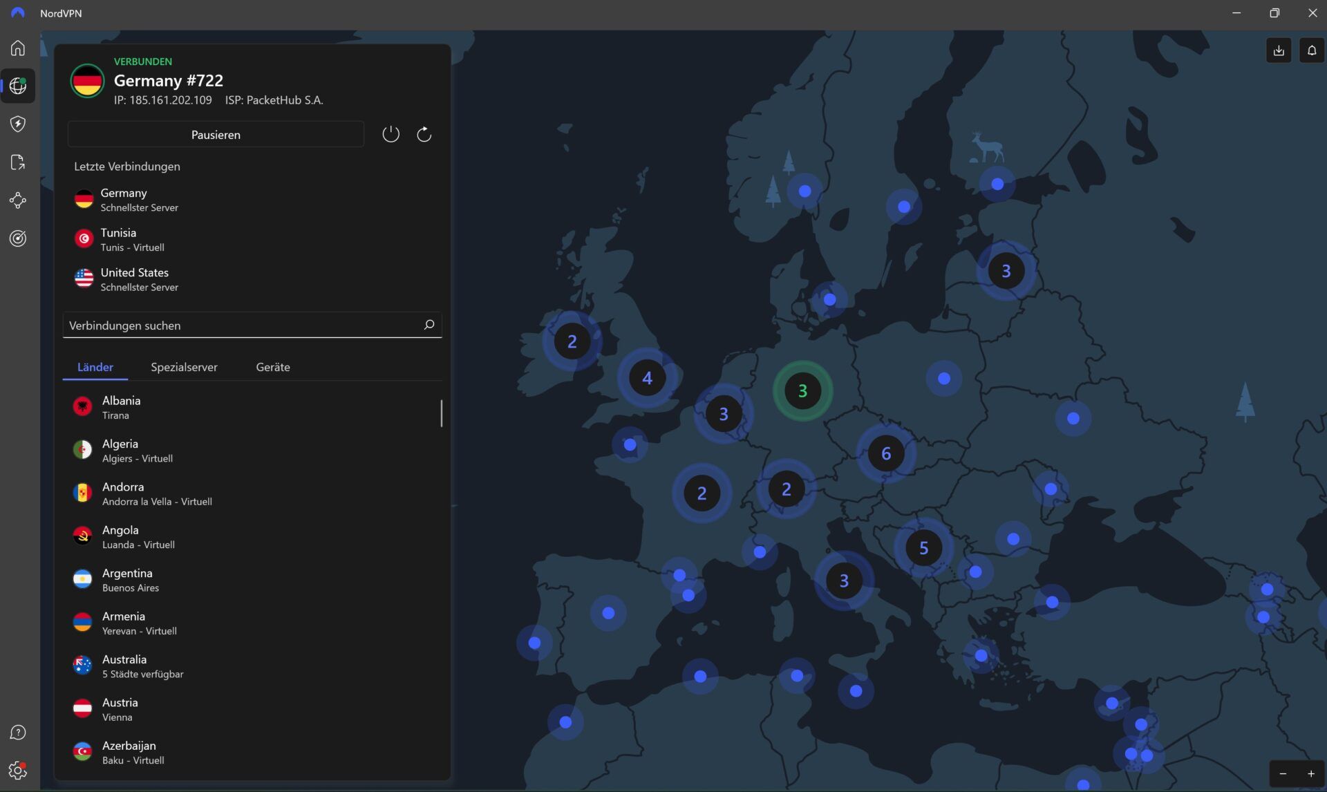 Paramount+ Ausland Streamen Ansehen Server Deutschland Nordvpn