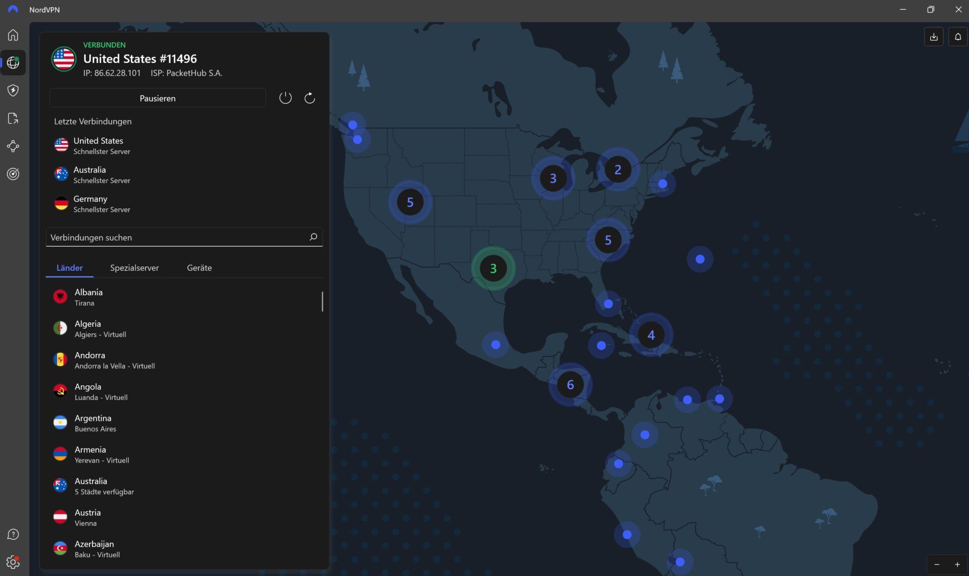 Paramount+ Ausland Streamen Ansehen Server Usa Nordvpn