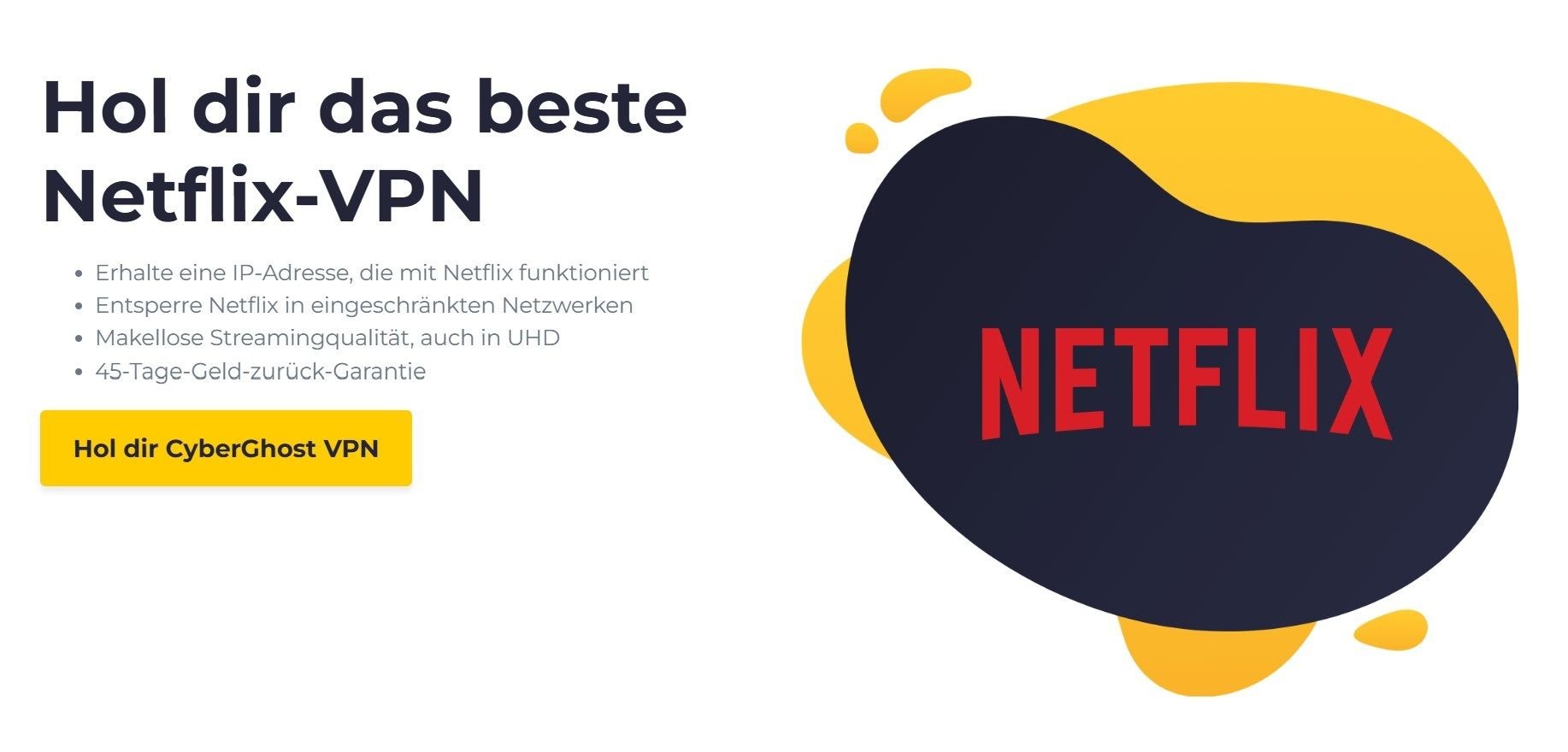 Netflix Deutschland Ausland Ansehen Streamen Entsperren Cyberghost