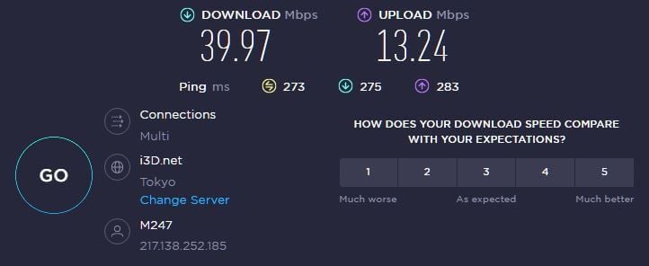 Mullvad VPN Japan Speed