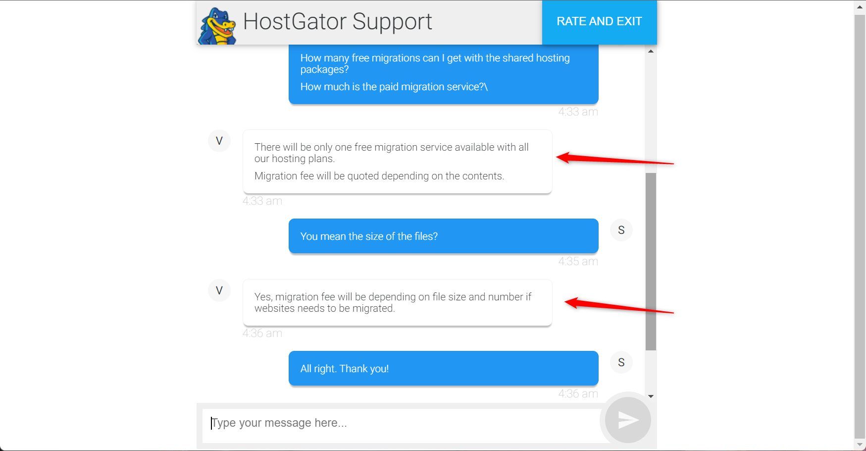 HostGator Support on Site Migrations