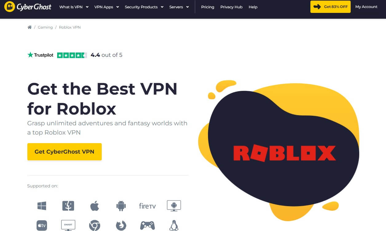 Free VPN For Roblox [Tested in 2023]