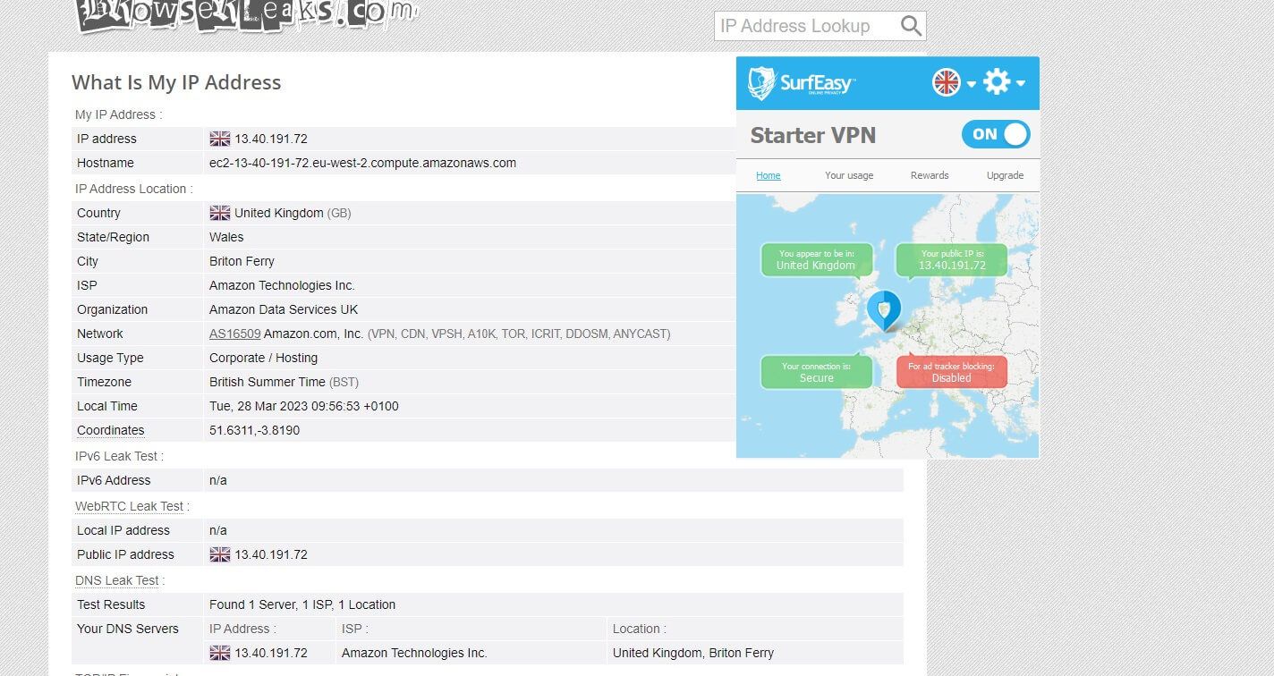 SurfEasy VPN IP Leak 2