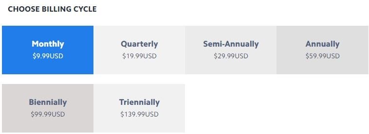 TorGuard Pricing 1