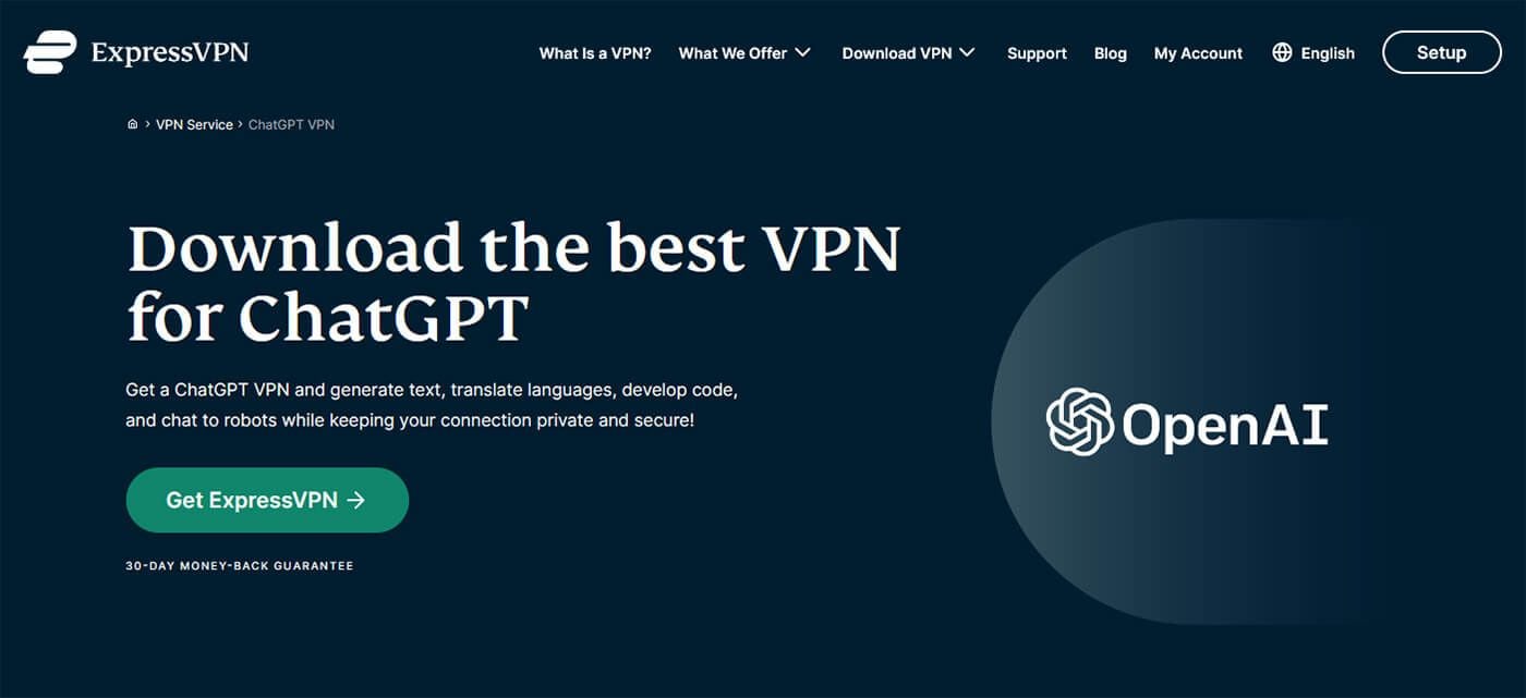 ExpressVPN Unblock ChatGPT