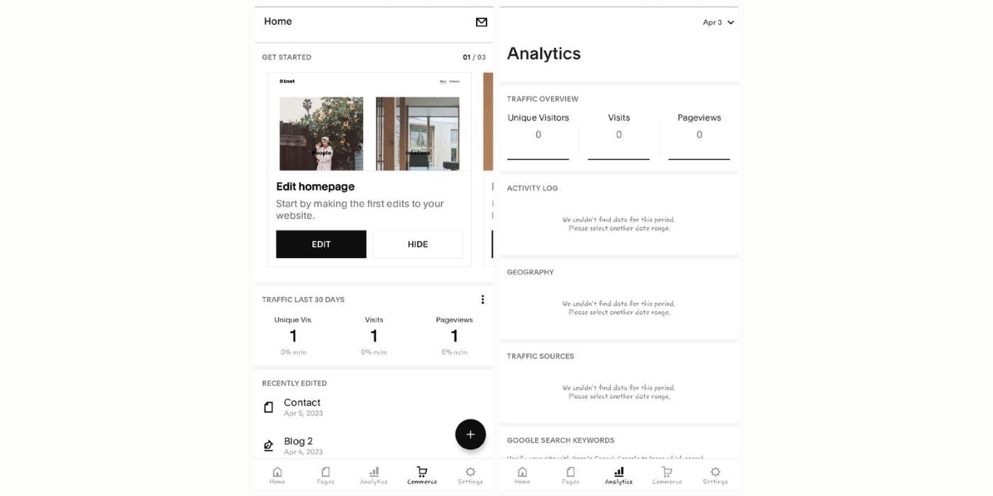 Squarespace Mobile App