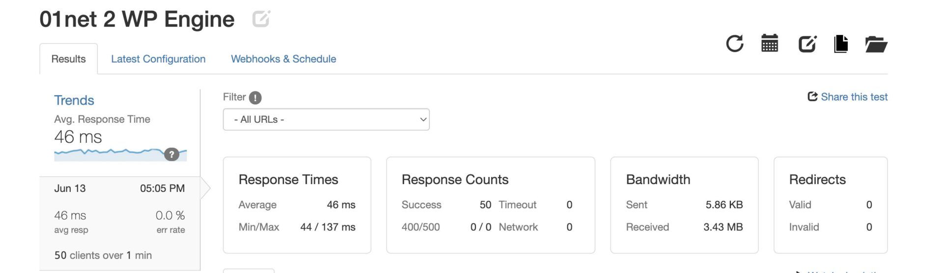 WP Engine Load Test Two