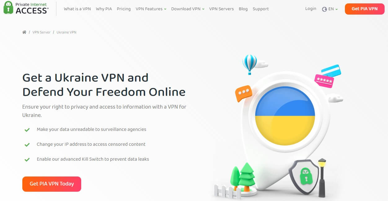 PIA VPN Ukraine