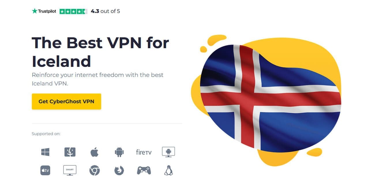 CyberGhost VPN Iceland