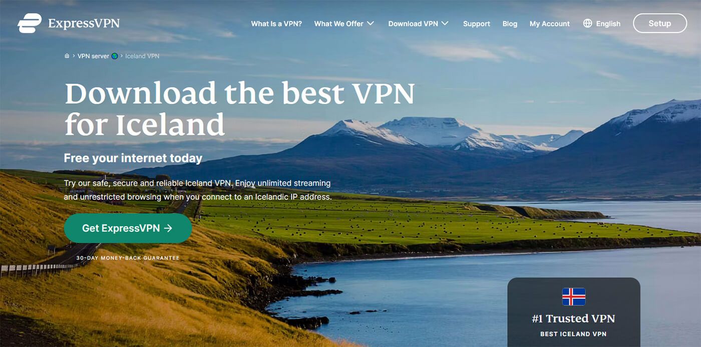 ExpressVPN Best VPN Iceland